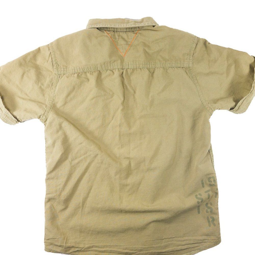 Tommy Hilfiger Army Style Boys Button Up Shirt - Picture 3 of 5
